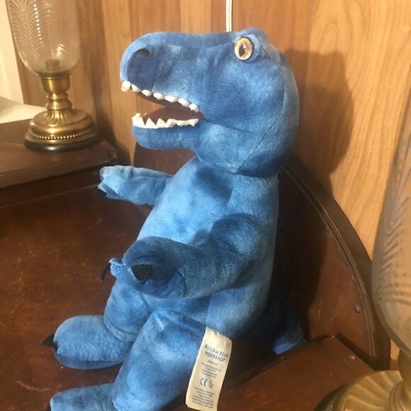 Build a Bear workshop T Rex. Blue. July 2017 - Picture 3 of 6